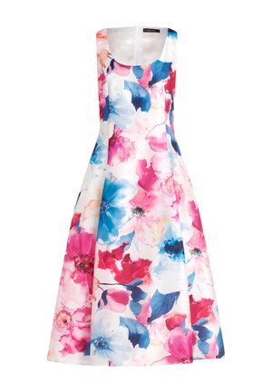Vera Mont, VERA MONT MIT KELLERFALTEN COCKTAILKLEID - Vestito casual - cream/pink