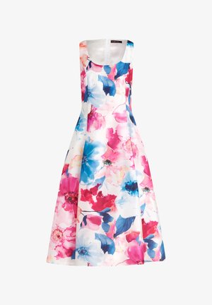 Vera Mont, VERA MONT MIT KELLERFALTEN COCKTAILKLEID - Hverdagskjole - cream/pink