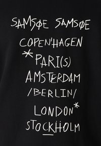 Samsøe Samsøe COPENHAGEN HOODIE UNISEX - Sweatshirt - black