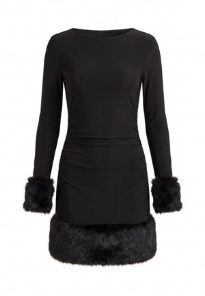 Forever New, ASH FUR - Φόρεμα σε ίσια γραμμή - black