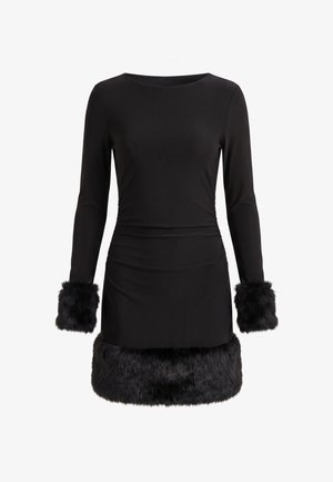 Forever New, ASH FUR - Φόρεμα σε ίσια γραμμή - black