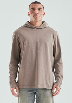 Hoodie - dunkelbraun