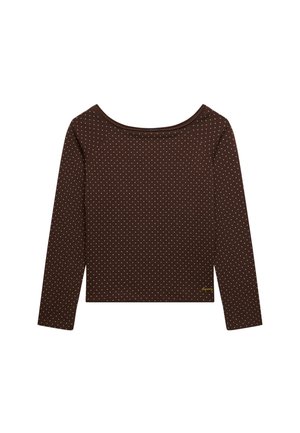 Superdry & Co, SUPERDRY - Jersey de punto - chestnut brown polka dot