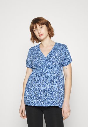MAMALICIOUS MLDEE TESS TOP - Trükipildiga T-särk - azure blue