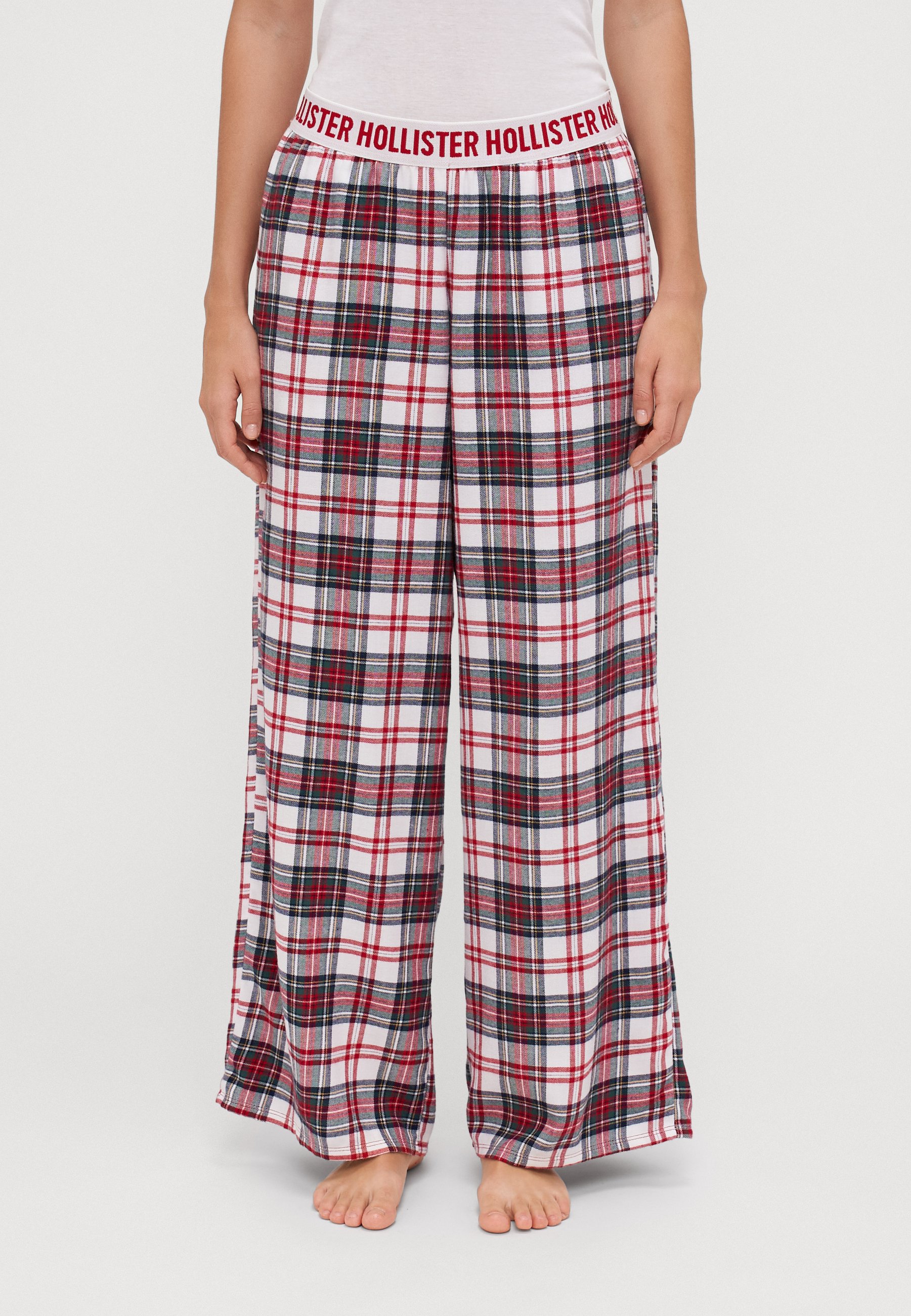 Hunkemöller flanellen pyjamabroek beige/ecru