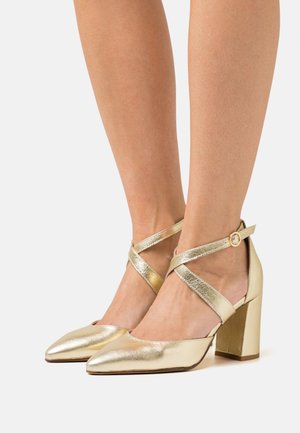 LEATHER  - Pumps - gold