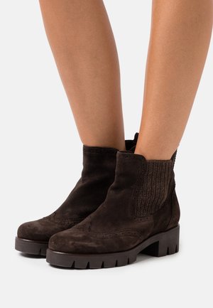 Gabor, Bottines à plateau - dark brown