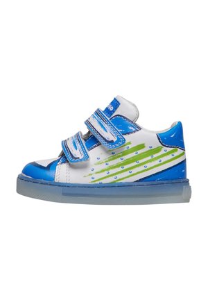Sneakers laag - weiß hellblau