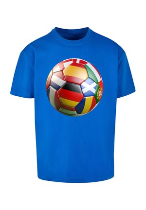 Upscale by Mister Tee, FOOTBALLS COMING HOME EUROPE TOUR - Print T-shirt - cobaltblue