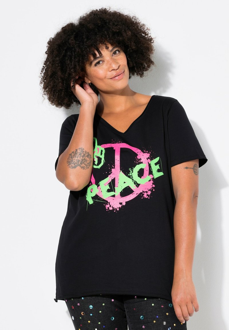 Angel of Style PEACE-MOTIV - T-shirts print - black