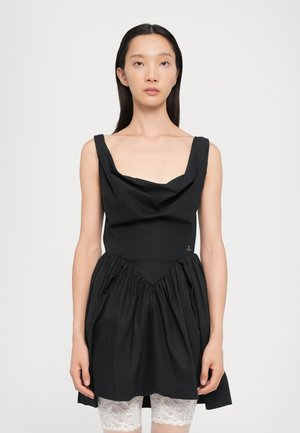 MINI SUNDAY DRESS - Vestido de cóctel - black