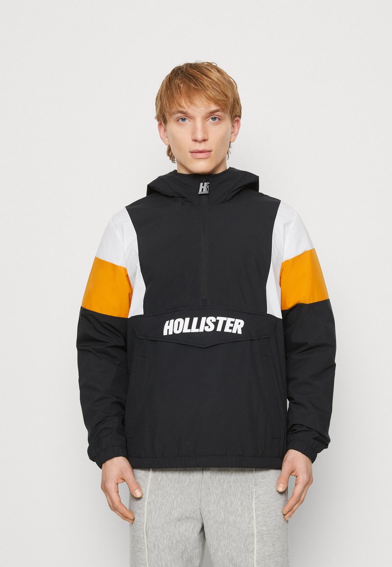 Hollister Co. VARSITY ANORAK Light jacket black blocking/black