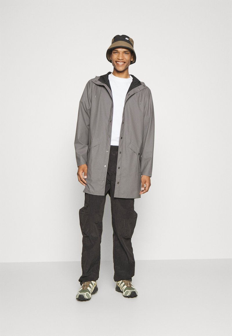 Rains - LONG JACKET UNISEX - Waterproof jacket - grey, Enlarge