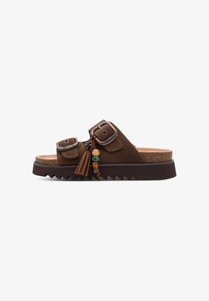 Tamaris, TAMARIS SANDALE 1-27521-46-304 DAMEN FRAUEN SCHUHE PANTOLETTE BRAUN - Mules - mocca