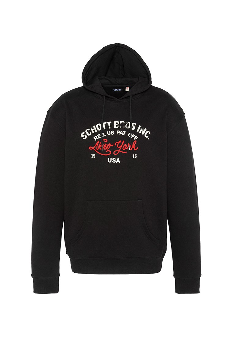 Schott Hoodie zwart