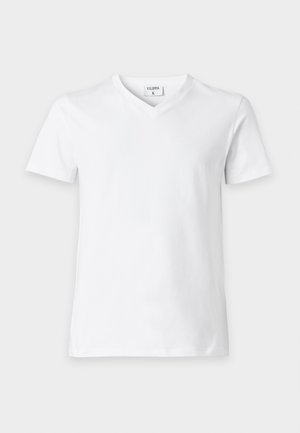 Filippa K, LYCRA V NECK TEE - Βασικό μπλουζάκι - white
