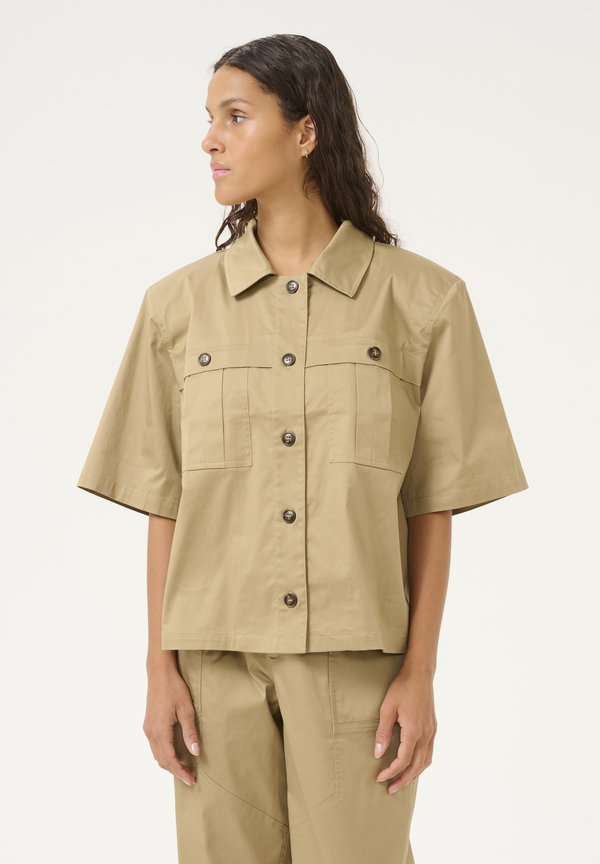 Hemdbluse - chinchilla