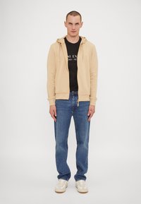 Armani Exchange FELPA - Felpa con zip - safari