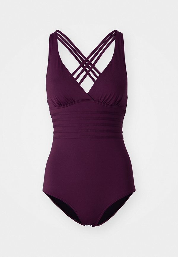 SWIMSUIT CROSS - Swimsuit - bordeaux3