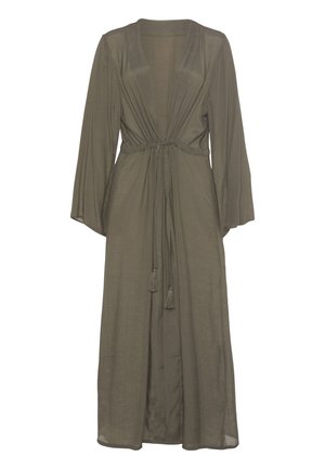 KAFTAN MIT BINDEGÜRTEL - Pludmales piederums - olive