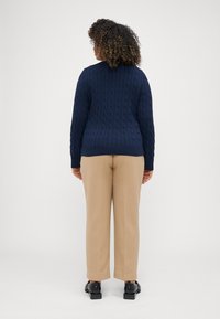 Tommy Hilfiger Curve CABLE - Pulover - dark night navy