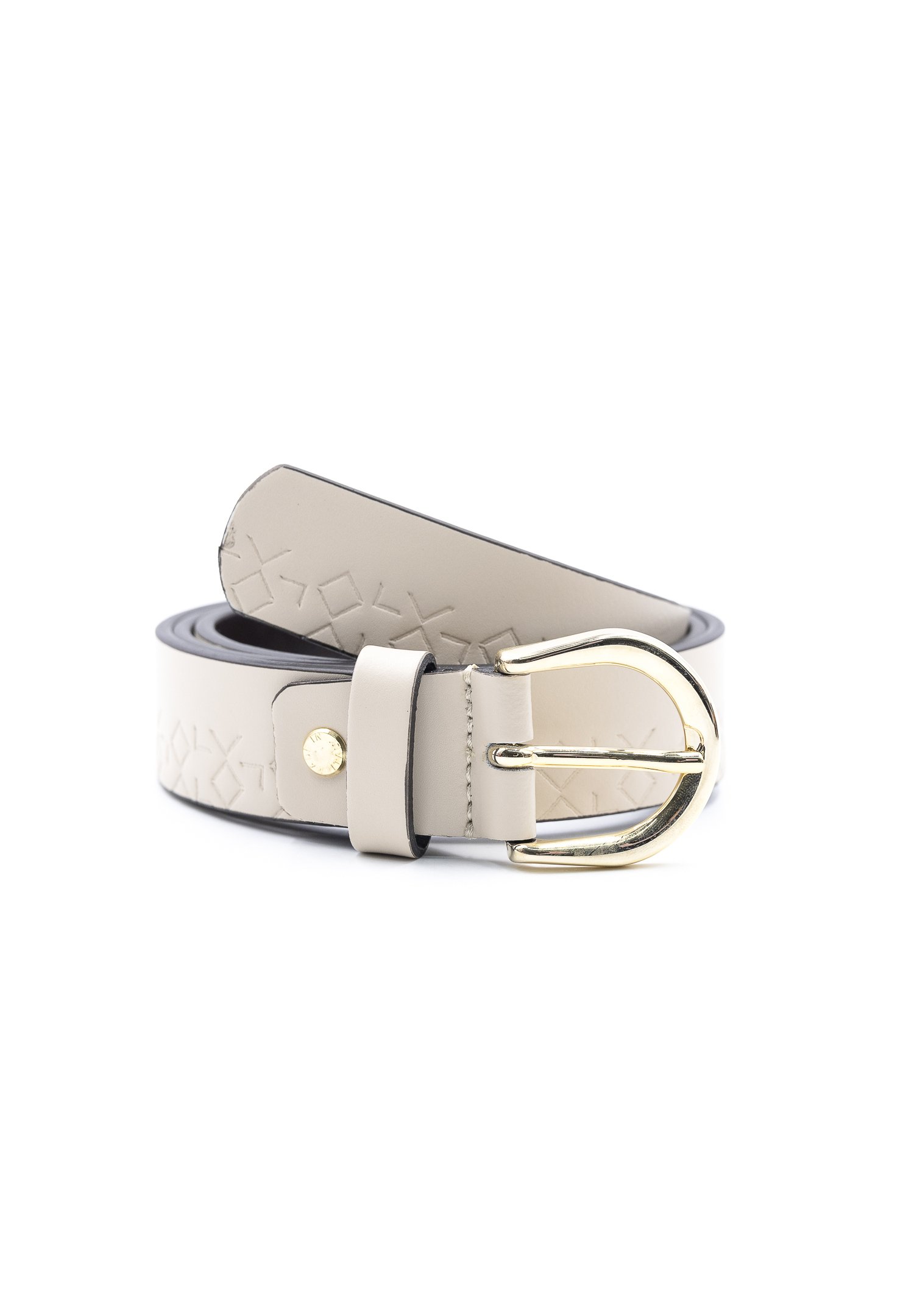 ALVIERO MARTINI PRIMA CLASSE - Beta Leather Men's Belt Black