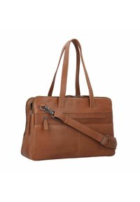 Plevier Aktentasche - cognac