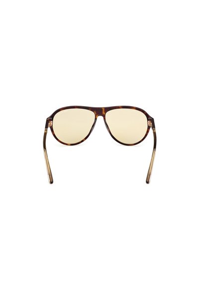 Tom Ford QUINCY - Sluneční brýle - marrone chiaro verde