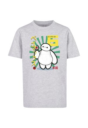 DISNEY BIG HERO 6 BAYMAX LOLLYPOP - Print T-shirt - heather grey