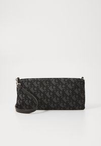 Calvin Klein Jeans - LOGO JACQUARD SOPHIE TOP ZIP - Cross body bag - black Thumbnail Image 1