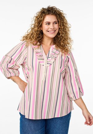 Blouse - multi stripe