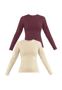 Unausgewählt, beige burgund