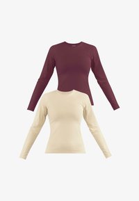 Unausgewählt, beige burgund