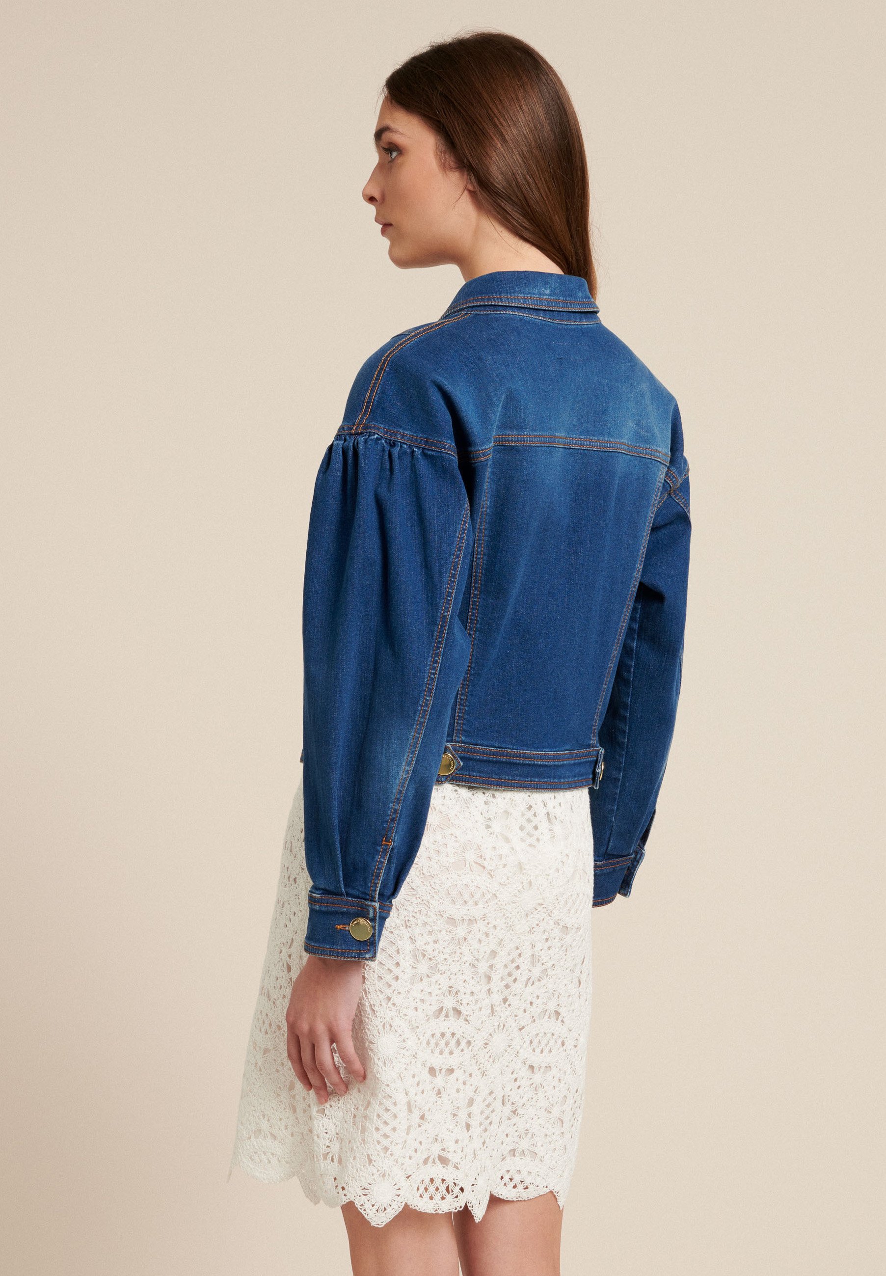 Luisa Spagnoli VERBENAS - Giacca di jeans - avio/blu - Zalando.it