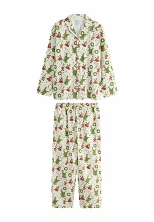 REGULAR FIT - GRINCH MATCHING FAMILY CHRISTMAS BUTTON SET - Conjunto de pijama - cream