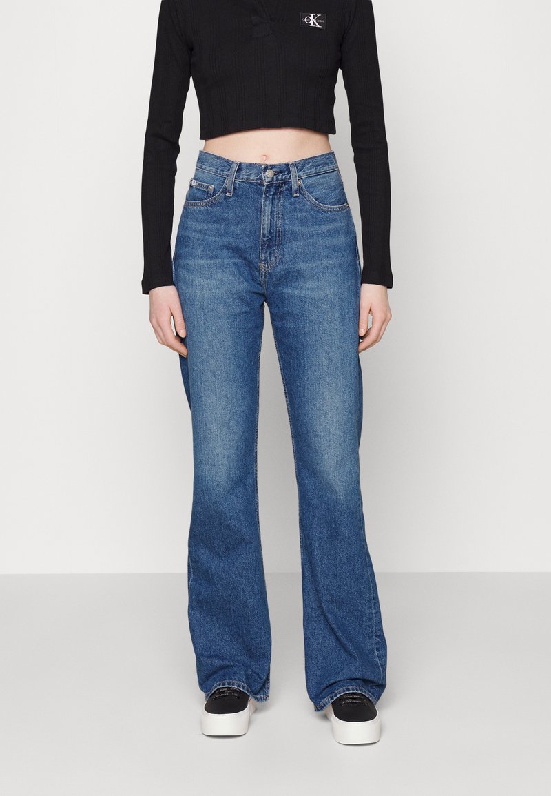 Calvin Klein Jeans AUTHENTIC BOOTCUT Jeans bootcut denim dark/blu