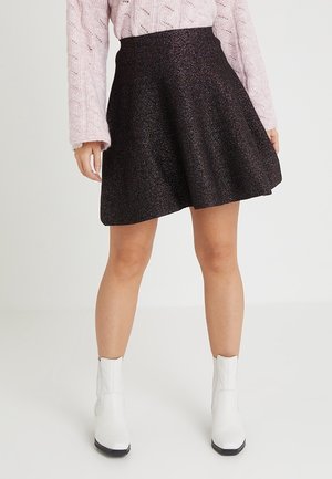 A-snit nederdel - black