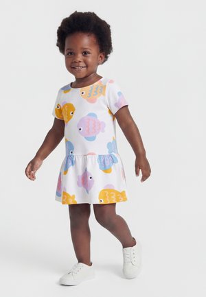 Stella McCartney Kids BABY DRESS - Dzsörzéruha - white/multi-coloured