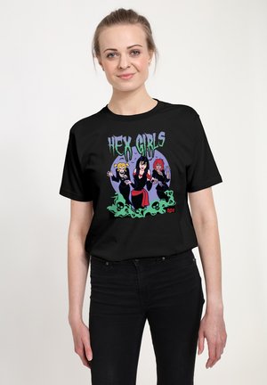 THE HEX GIRLS MOON FOG - Triko s potiskem - black