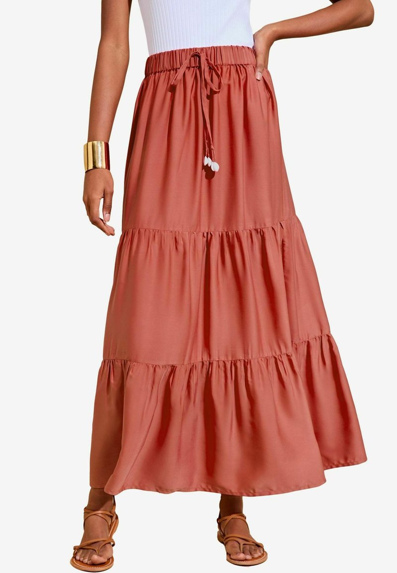 Lipsy TIERED REGULAR - Maksiseelik - rust