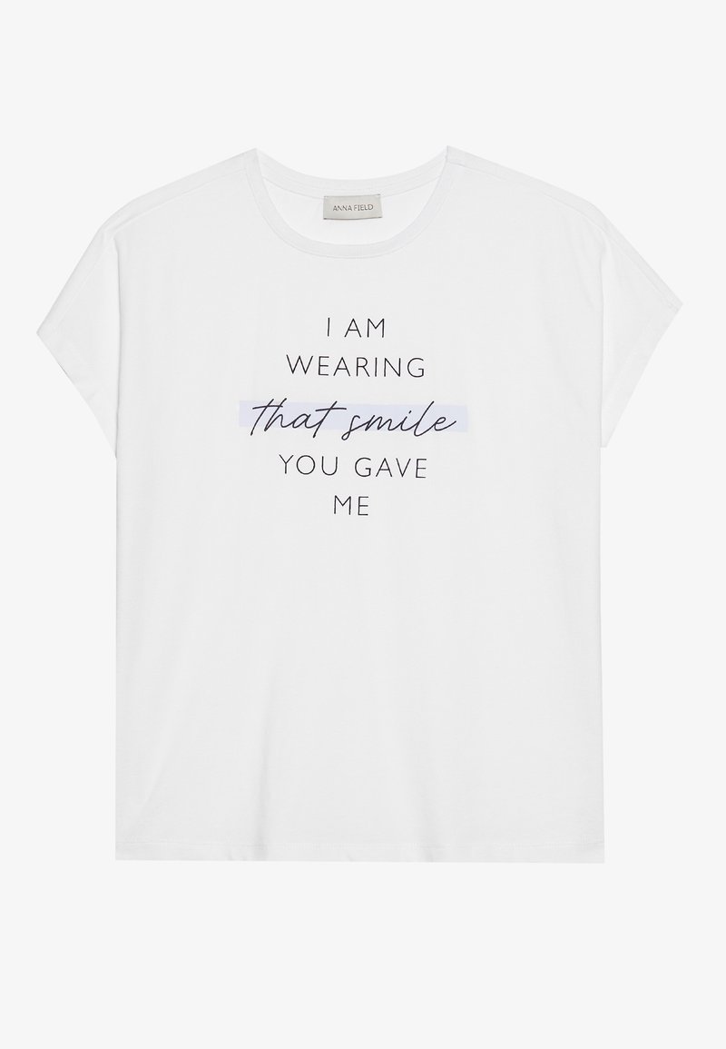 Anna Field T-shirt print wit