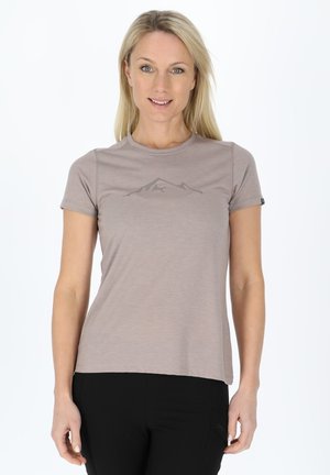 TRONDHEIM - Print T-shirt - oyster
