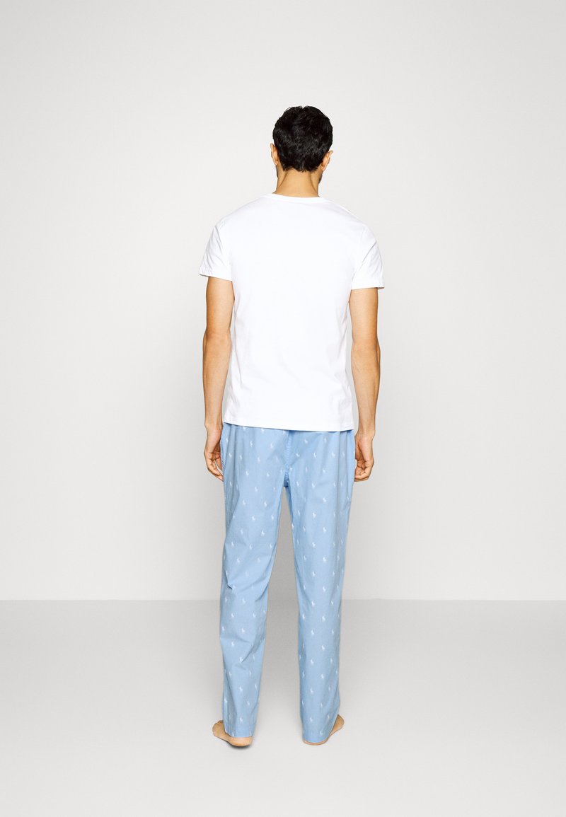 Polo Ralph Lauren PANT SLEEP BOTTOM - Pyjama bottoms - office blue/light  blue - Zalando.de