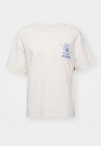 JORTOKYO MARKET TEE  CREW NECK - Potiskana majica - buttercream