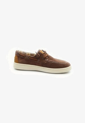 Woz?, GEORGE SNEAKERS CASUAL UOMO SLIP ON LACCIO ELASTICO - Scarpe da barca - marrone