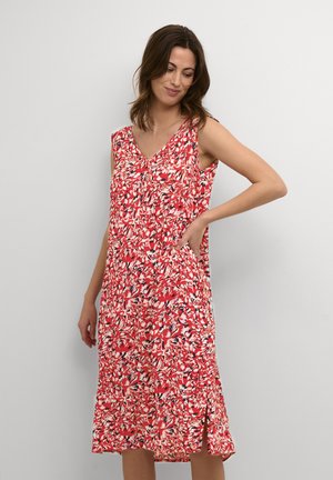 Kaffe ALINA LOKIA - Day dress - red flower print