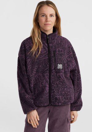 SURF HEROES HIGH PILE - Fleecetrøjer - black purple sketcheritage