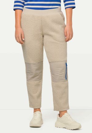 Tracksuit bottoms - beige