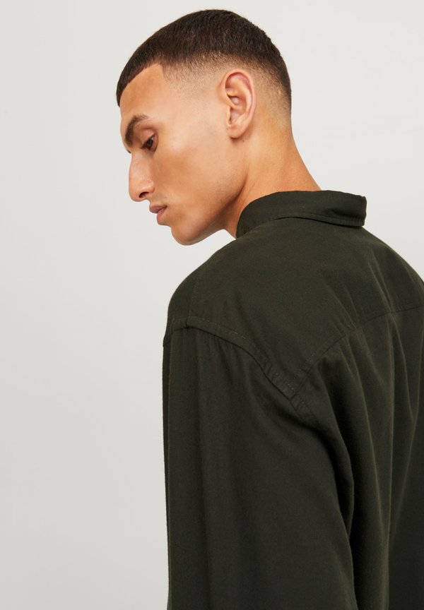 JJEGINGHAM SHIRT - Shirt - olive3