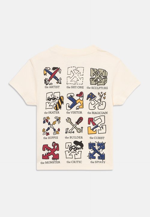 Off-White MULTILOGO TEE UNISEX - Print T-shirt - egret — foto 2